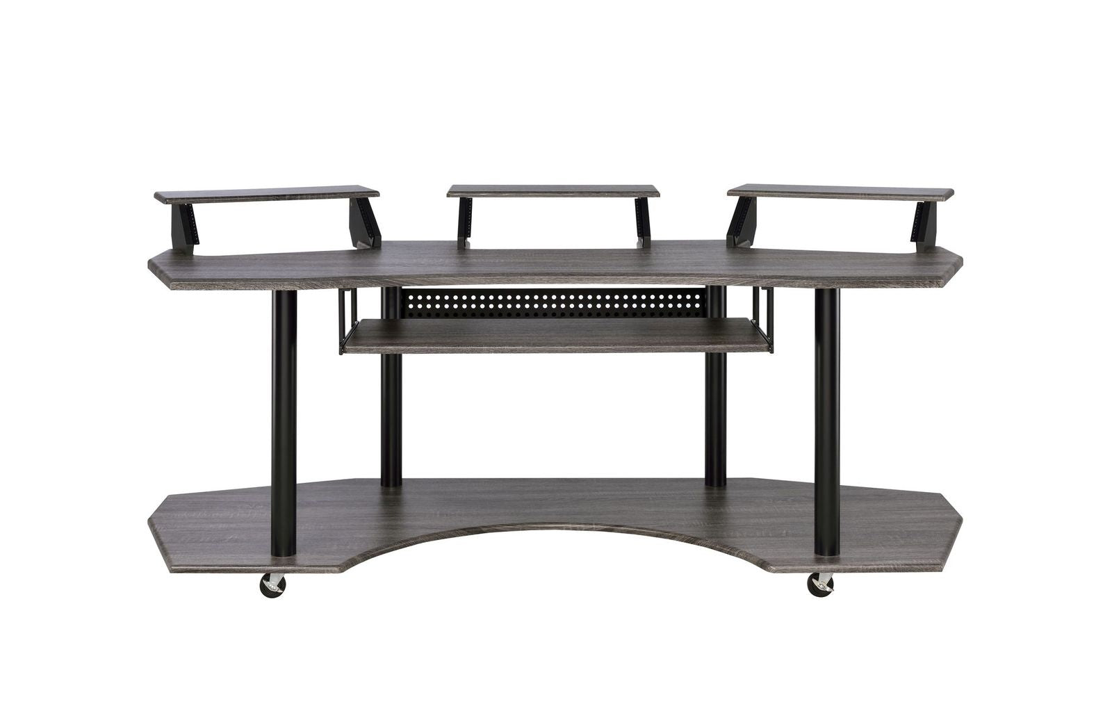 Eleazar Computer Desk, Black Oak 92895