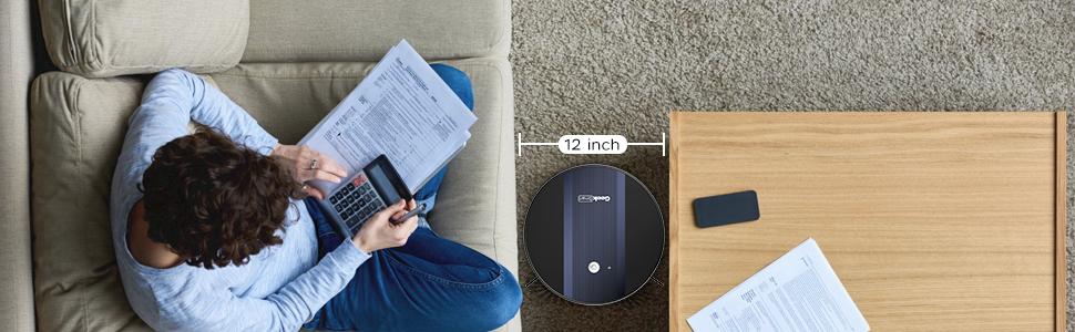 Geek Smart Robot Vacuum Cleaner G6 Plus,1800Pa Strong Suction, Automatic Self-Charging, App Control