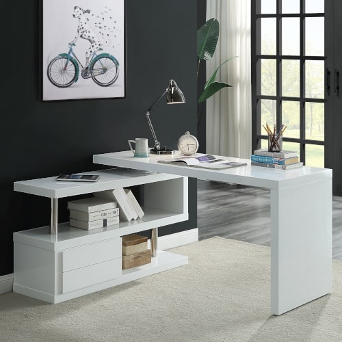 Writing Desk, White Finish