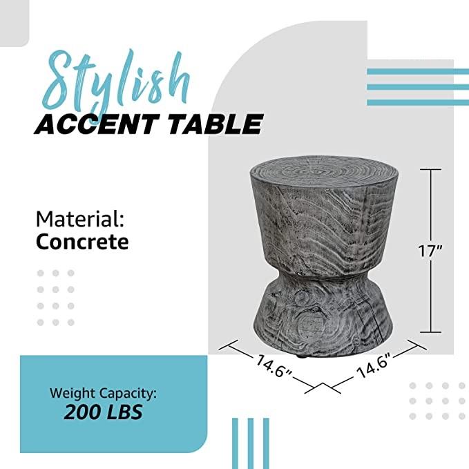 Outdoor Concrete Side Table