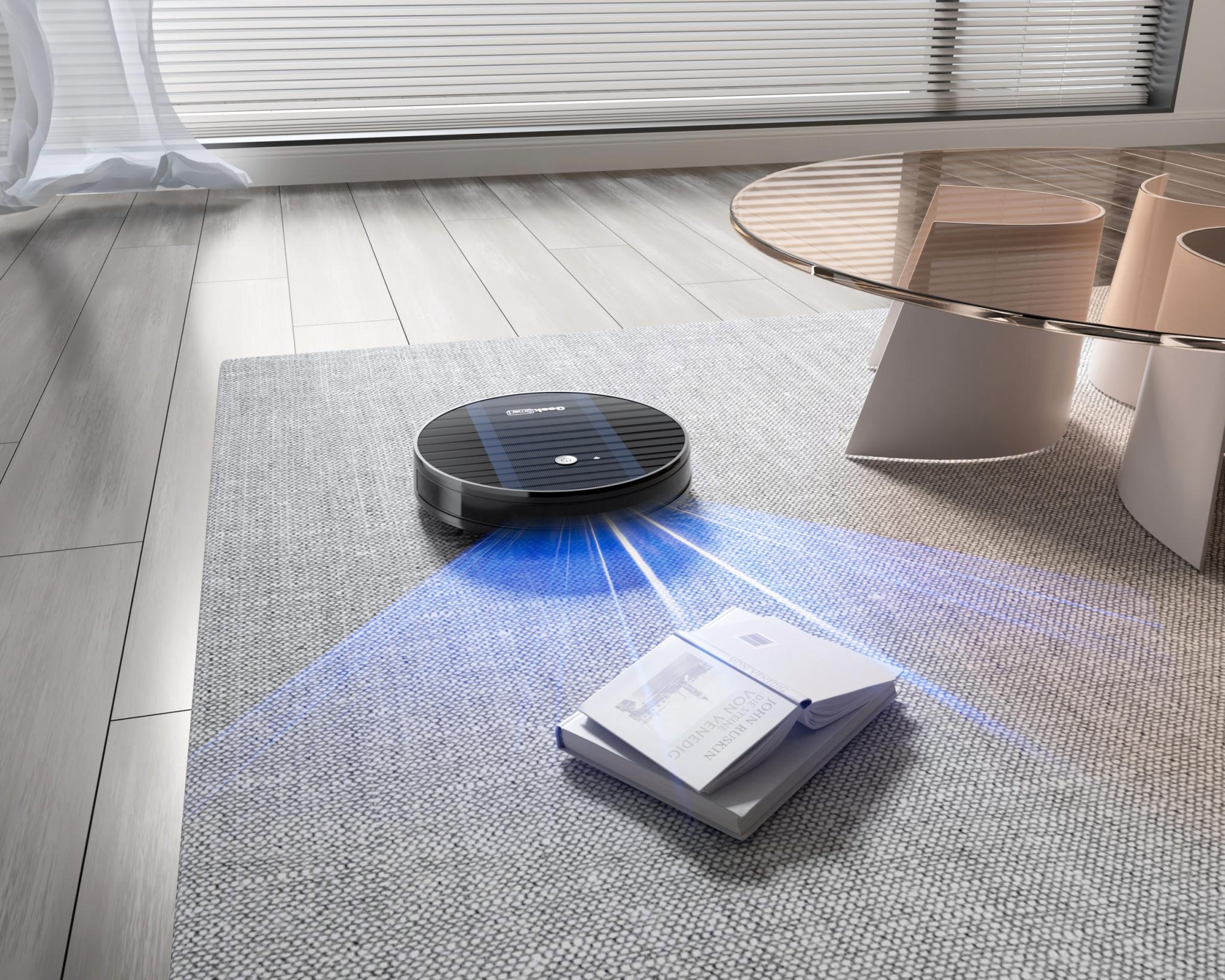 Geek Smart Robot Vacuum Cleaner G6 Plus,1800Pa Strong Suction, Automatic Self-Charging, App Control