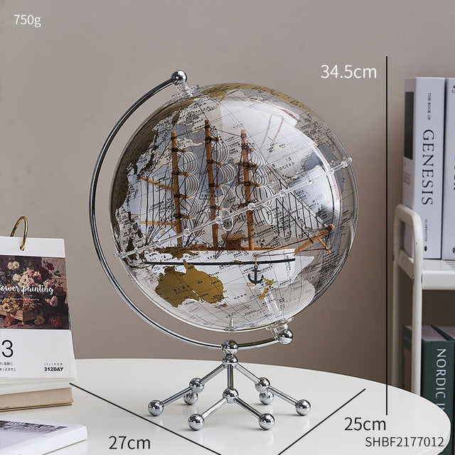 Modern Transparent Luminous Globe