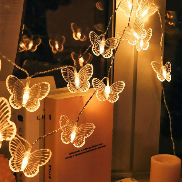 Butterfly Holiday Decoration Light String (3 Meters 20 Lights)