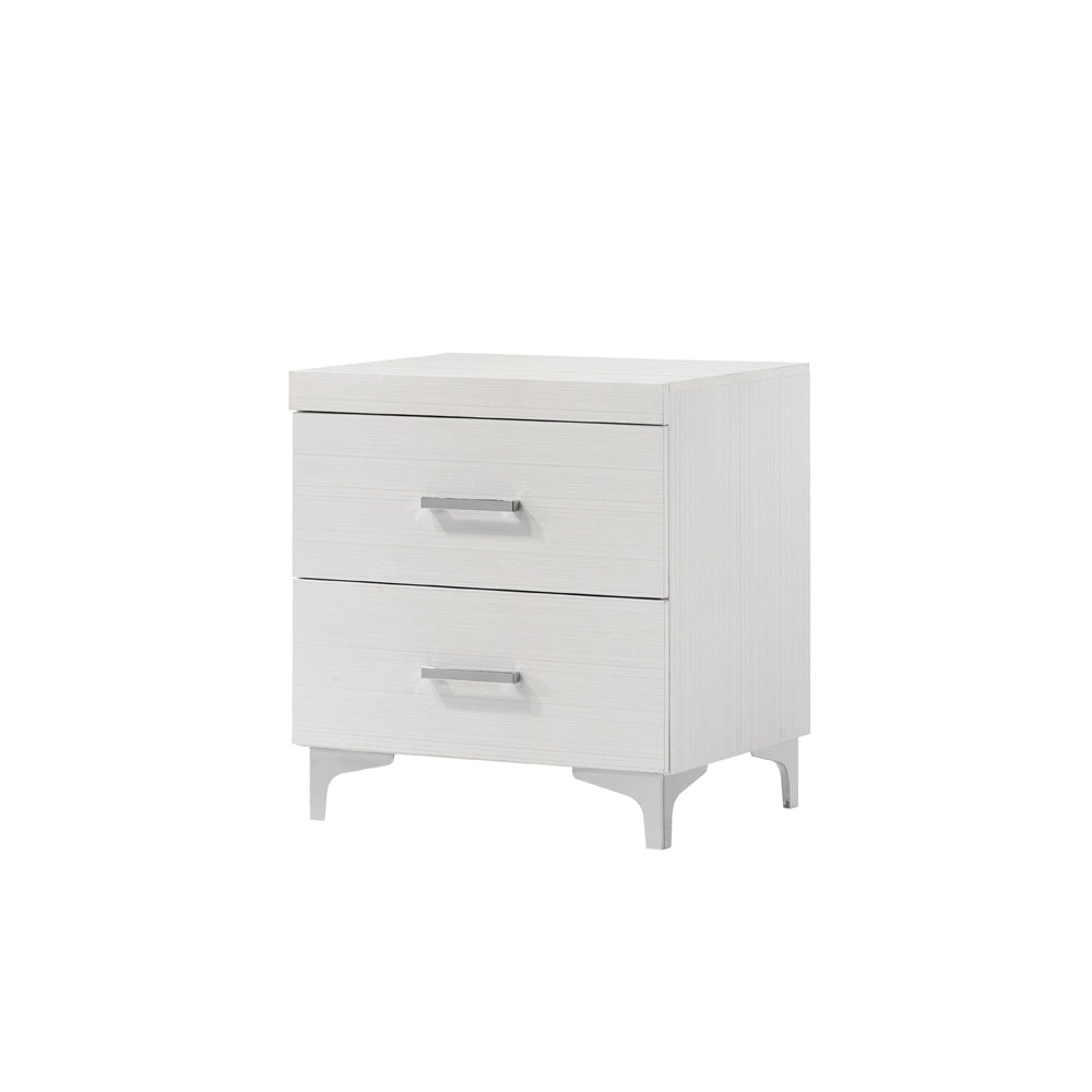 Nightstand in White Finish