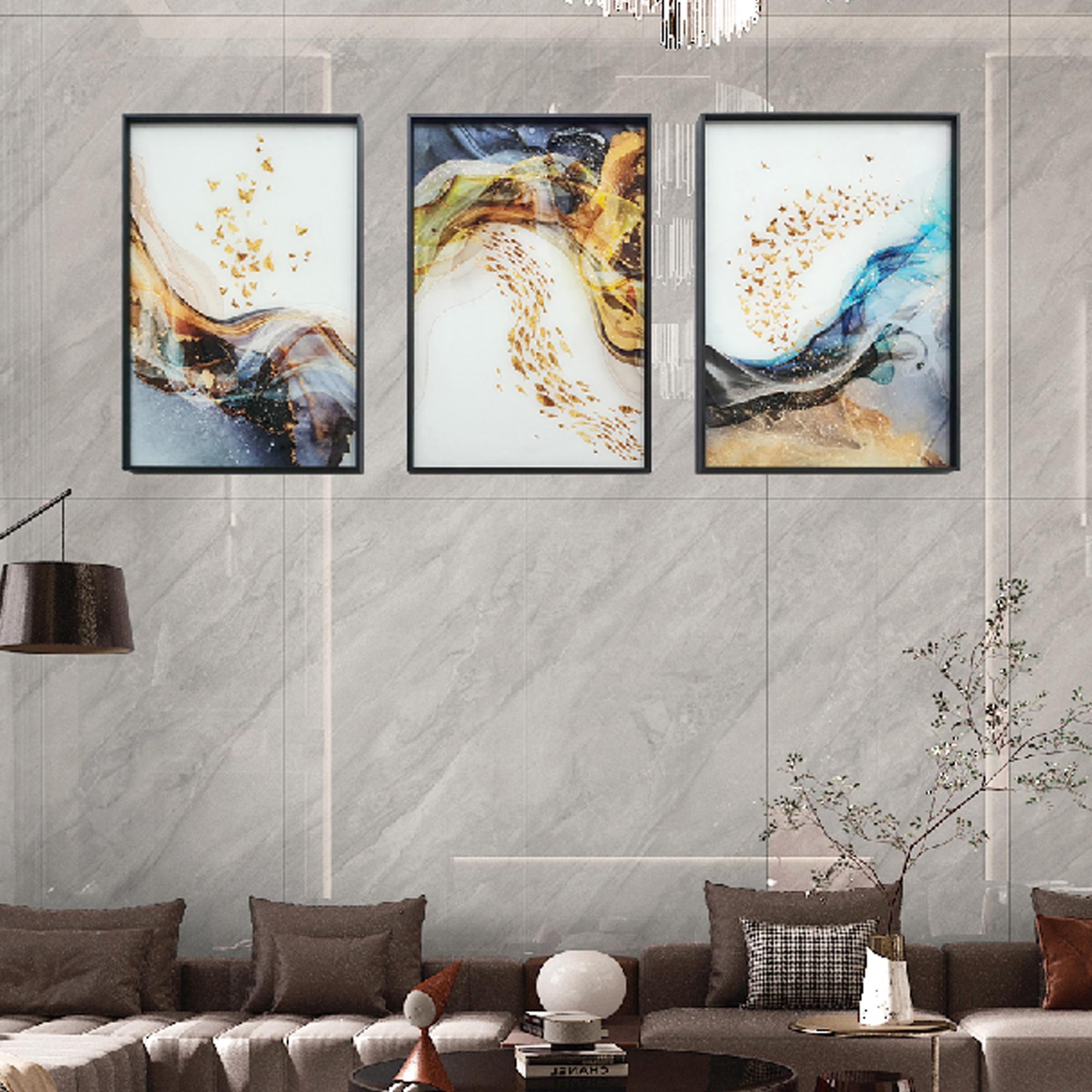 4mm Tempered Glass Wall Art, UV Digital Printed, Desert View Printed Painting, Sunset Wall Decor